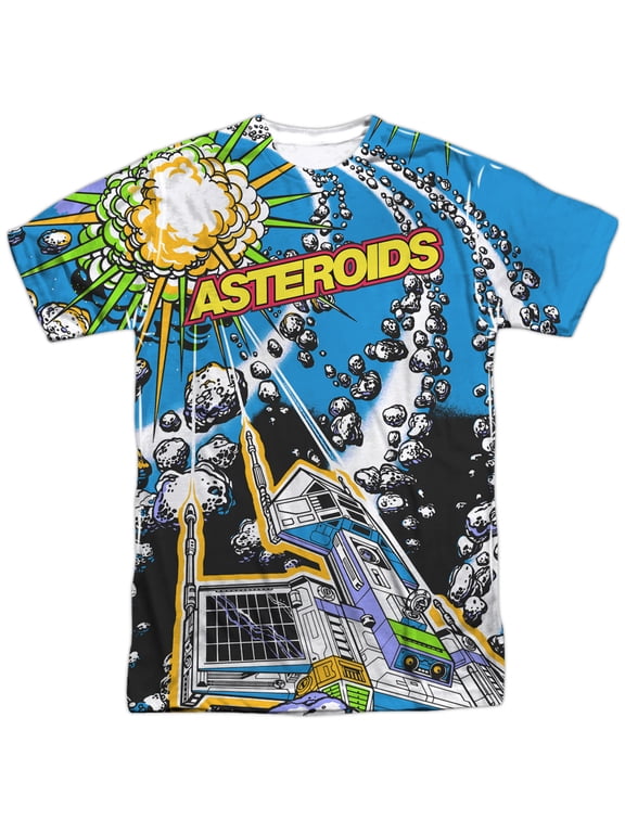 Atari - Asteroids All Over - Short Sleeve Shirt - Small