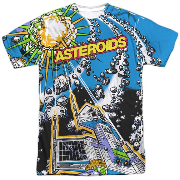 Atari - Asteroids All Over - Short Sleeve Shirt - X-Large