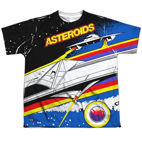 Atari - Asteroids Arcade - Youth Short Sleeve Shirt - X-Large