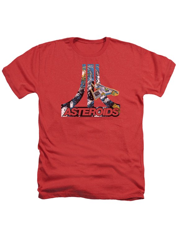 Atari - Asteroids Atari - Heather Short Sleeve Shirt - Large