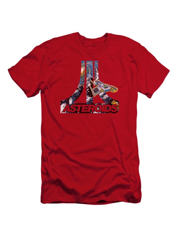 Atari - Asteroids Atari - Premium Slim Fit Short Sleeve Shirt - Medium