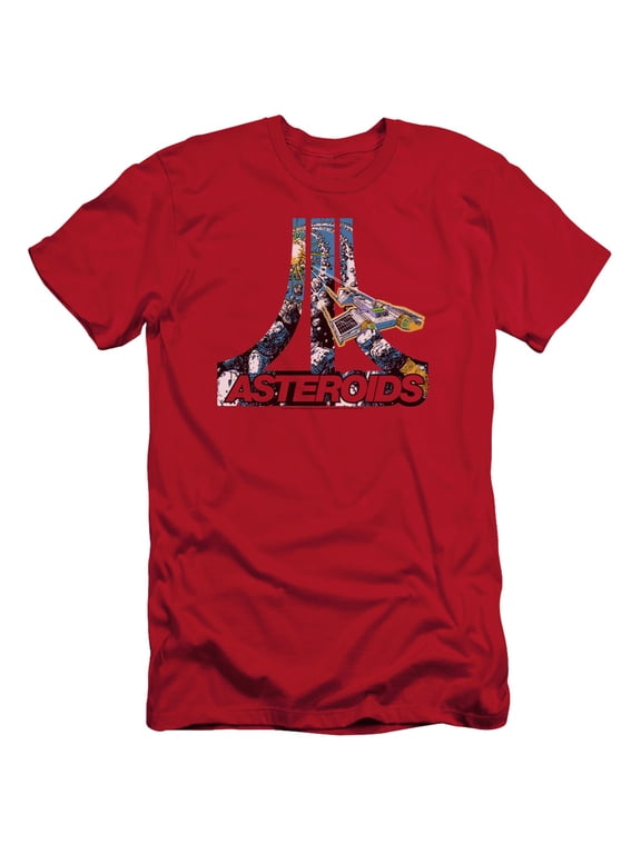 Atari - Asteroids Atari - Slim Fit Short Sleeve Shirt - Large