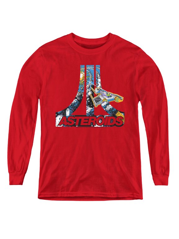 Atari - Asteroids Atari - Youth Long Sleeve Shirt - Small