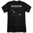 thumbnail image 1 of Atari Asteroids Screen Premium Canvas T-Shirt Adult Slim Fit 30/1 Black, 1 of 1