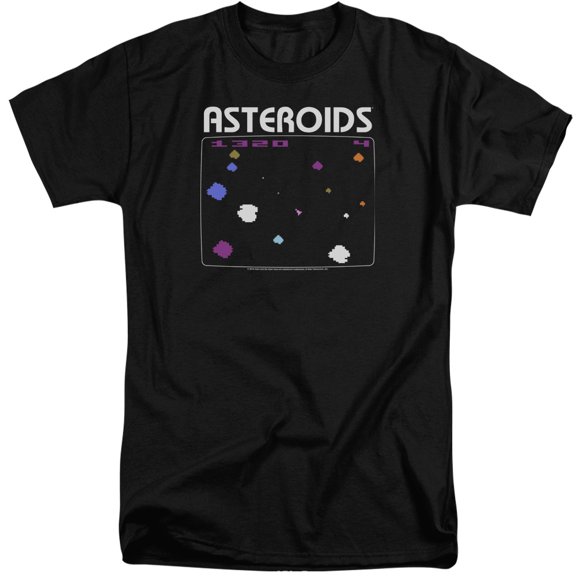 Atari - Asteroids Screen - Tall Fit Short Sleeve Shirt - XXX-Large