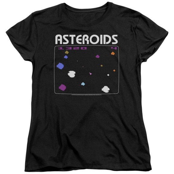 Atari - Asteroids Screen - Women's Short Sleeve Shirt - Medium