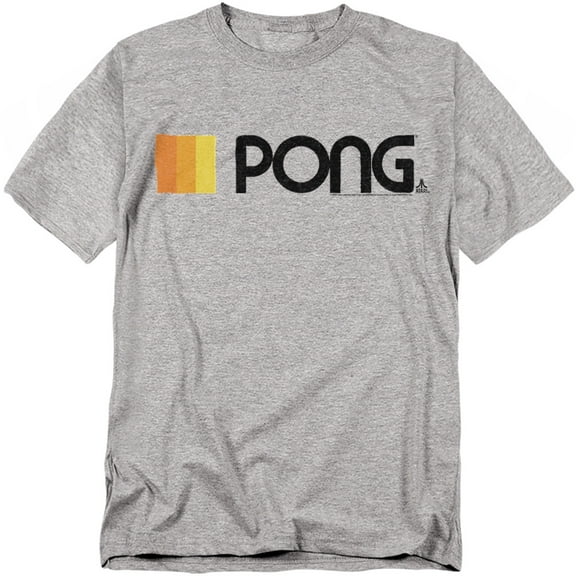 Atari T-Shirt Badge Unisex Graphic Tee For Men & Women Athletic Heather 