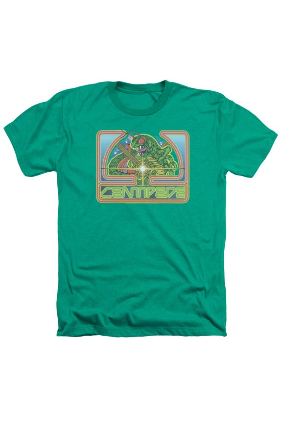 Atari - Centipede Green - Heather Short Sleeve Shirt - Small