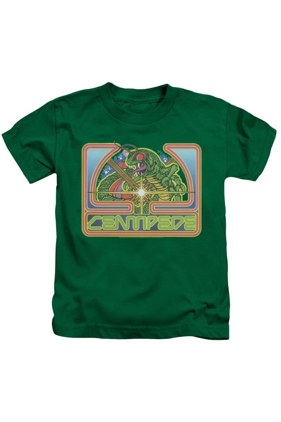 Atari - Centipede Green - Juvenile Short Sleeve Shirt - 4