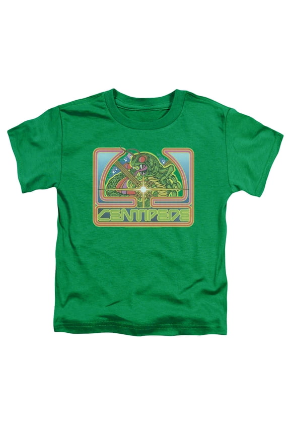 Atari Centipede Green S/S Toddler T-Shirt Kelly Green