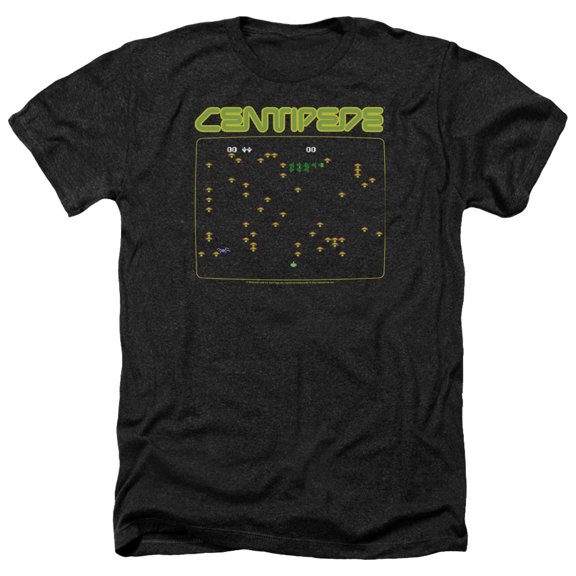 Atari - Centipede Screen - Heather Short Sleeve Shirt - Large