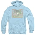 thumbnail image 1 of Atari Classic Centipede Adult Pullover Hoodie Sweatshirt Light Blue, 1 of 1