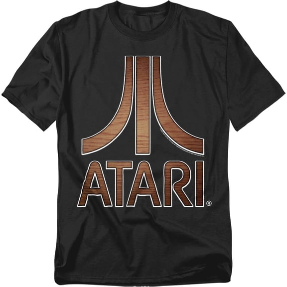 Atari T-Shirt Classic Wood Emblem Unisex Graphic Tee For Men & Women