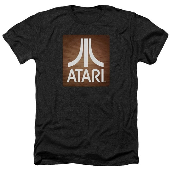 Atari - Classic Wood Square - Heather Short Sleeve Shirt - XXX-Large