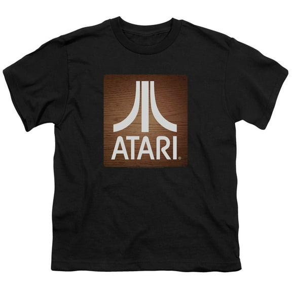 Atari Classic Wood Square S/S Youth 18/1 T-Shirt Black