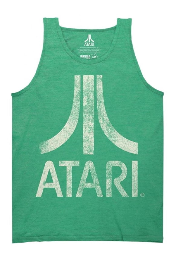 Atari Distressed Logo Adult Tank Top