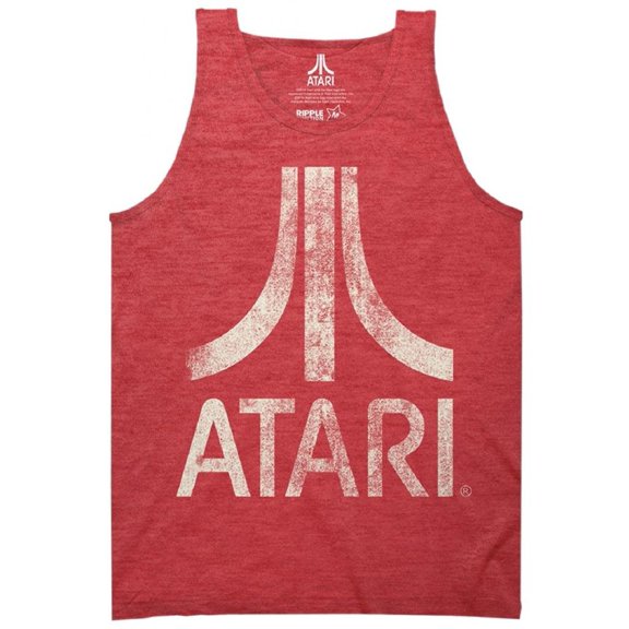 Atari Distressed Logo Adult Tank Top