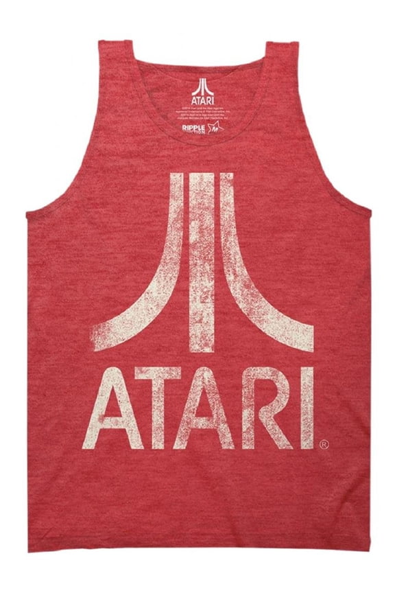 Atari Distressed Logo Adult Tank Top