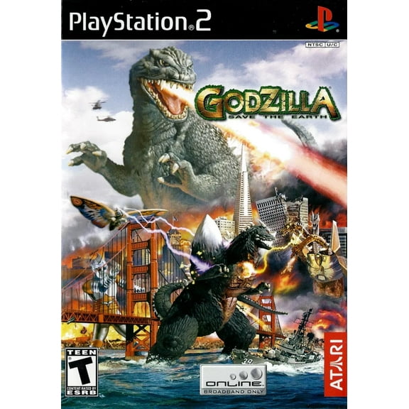 Restored Atari Godzilla: Save Planet Earth