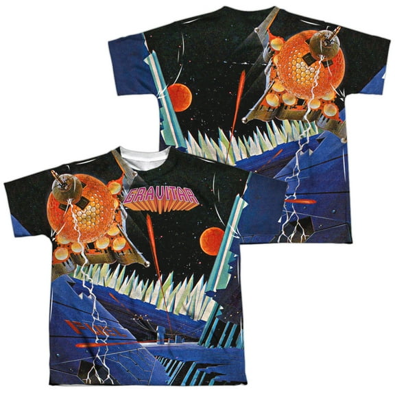 Atari - Gravitar (Front/Back Print) - Youth Short Sleeve Shirt - Large