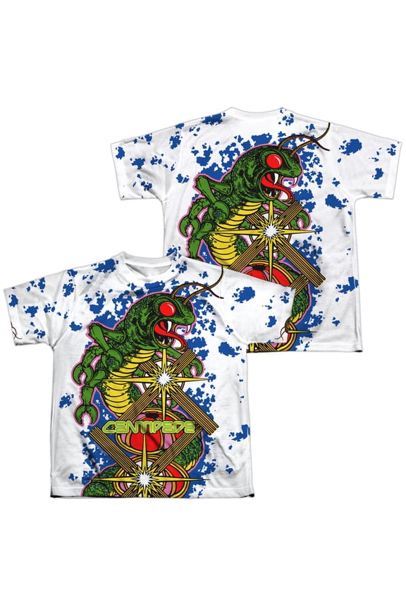 Atari - Insect Attack (Front/Back Print) - Youth Short Sleeve Shirt - Large