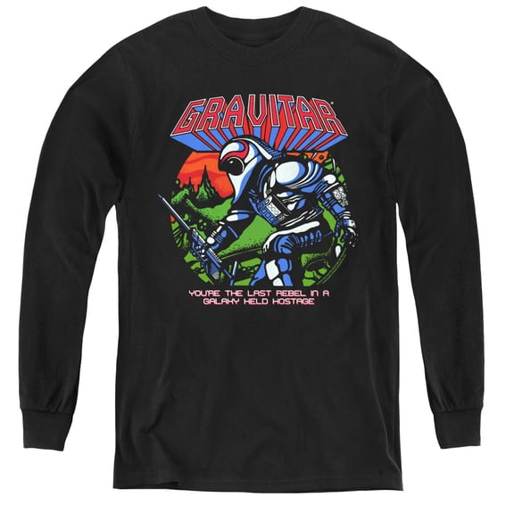 Atari Last Rebel Youth Long Sleeve T-Shirt Tee Black
