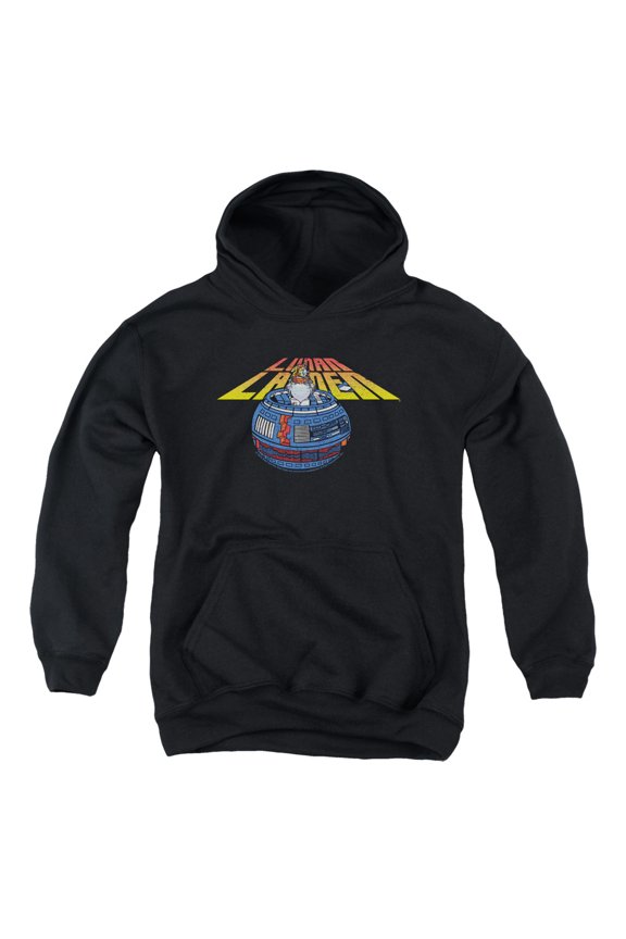 Atari Lunar Globe Youth Pullover Hoodie Sweatshirt Black