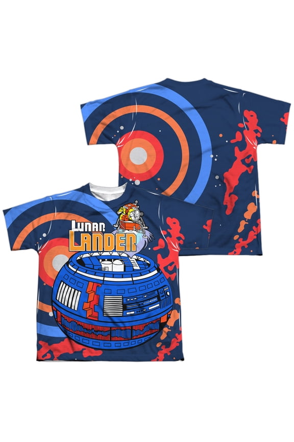 Atari - Lunar Landing (Front/Back Print) - Youth Short Sleeve Shirt - Large