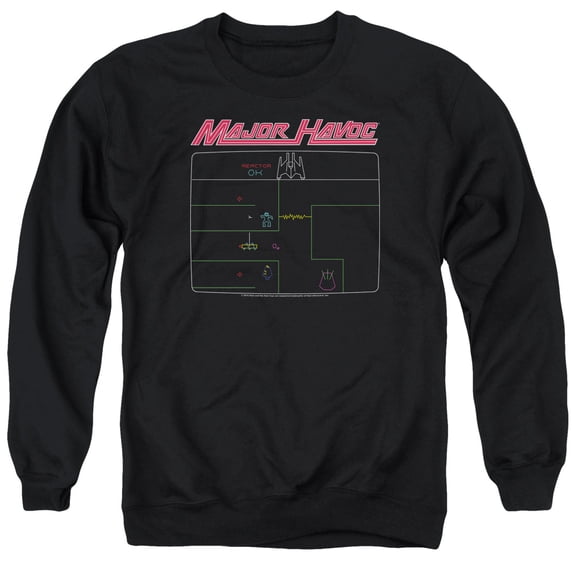 Atari - Major Havoc Screen - Crewneck Sweatshirt - Large