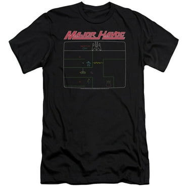 Atari - Major Havoc Screen - Premium Slim Fit Short Sleeve Shirt - Medium