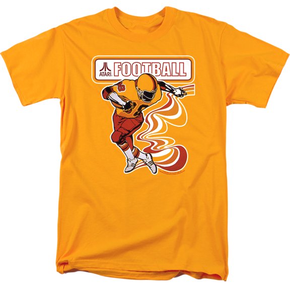 Atari Men's Football Player T-shirt Gold