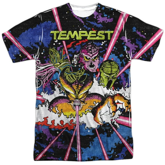 Men's Atari Key Art Sublimation T-shirt X-Large White