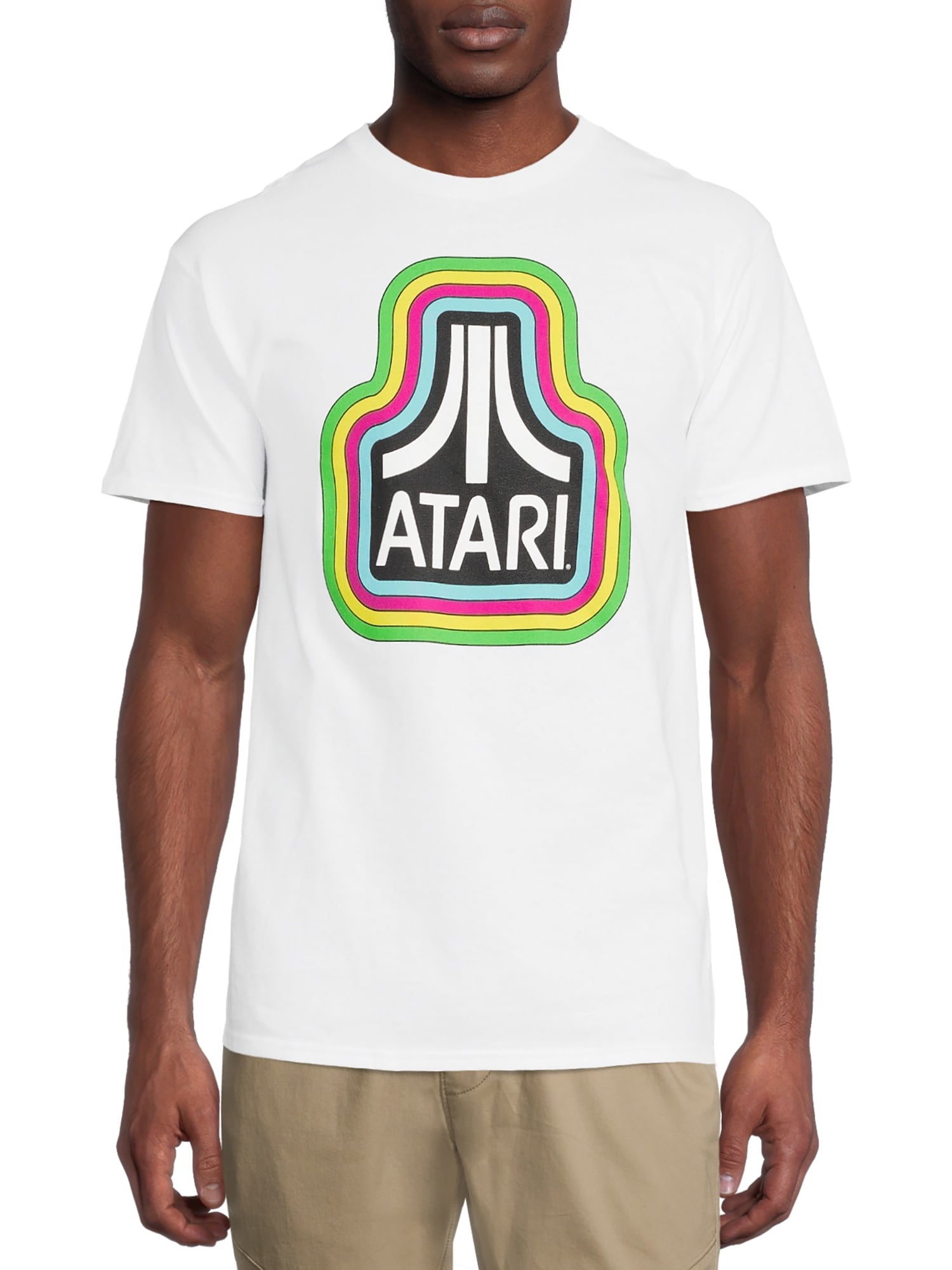 Atari Men's Logo Gamer Graphic Tee Shirt, Sizes SXL, Atari Mens T