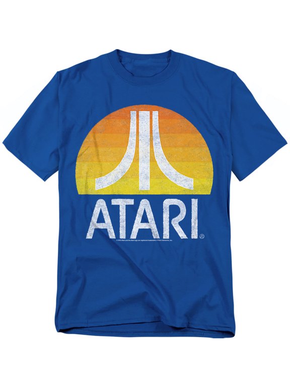 Men's Atari Sunrise Eroded T-shirt Large Royal Blue
