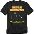 thumbnail image 1 of Atari T-Shirt Missle Screen Unisex Graphic Tee For Men & Women, 1 of 7