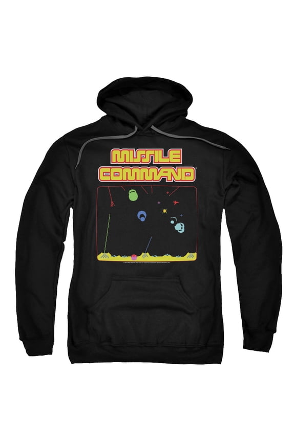 Atari - Missle Screen - Pull-Over Hoodie - XX-Large