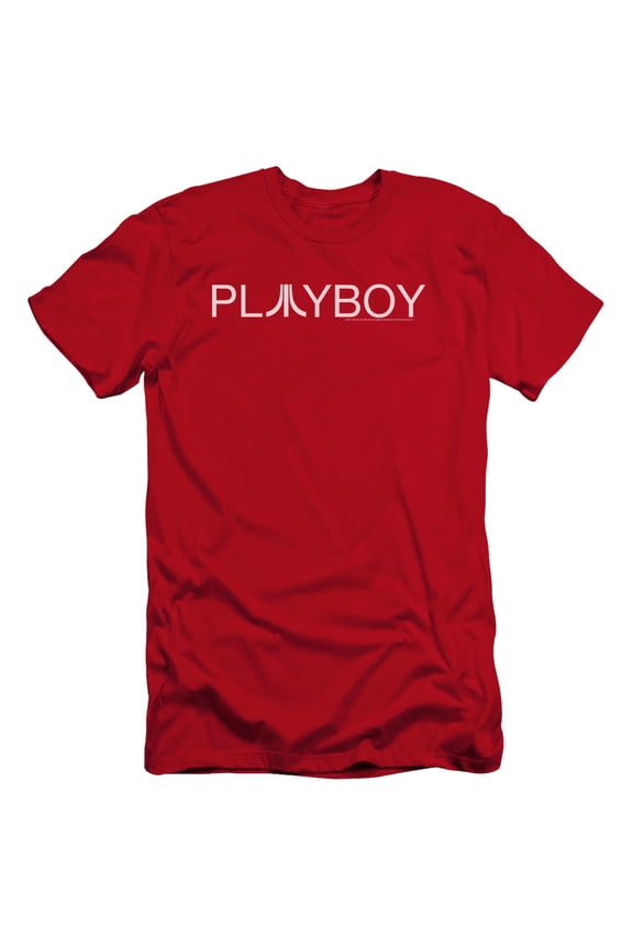 Atari Playboy Premium S/S Adult 30/1 T-Shirt Red