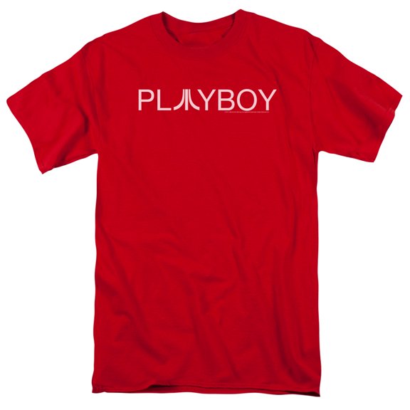 Atari Playboy S/S Adult 18/1 T-Shirt Red