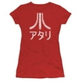 thumbnail image 1 of Atari - Rough Kanji - Juniors Teen Girls Cap Sleeve Shirt - Small, 1 of 2
