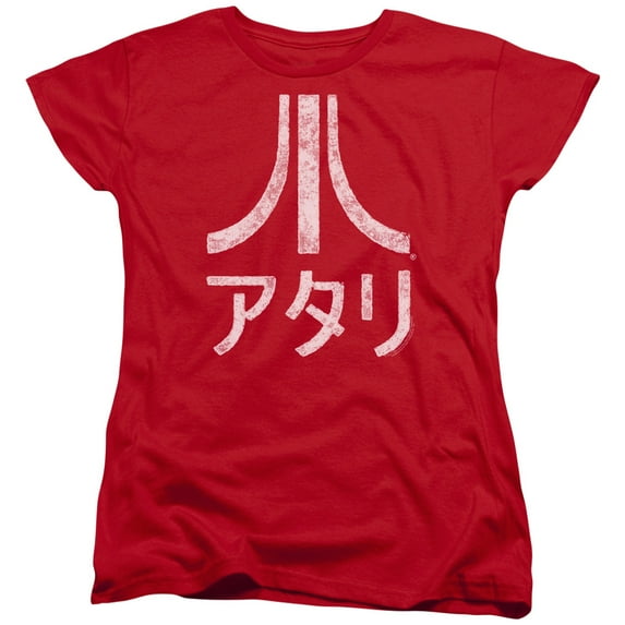 Atari Rough Kanji S/S Women's Tee Red