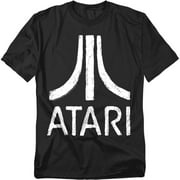 Mens Atari Rough Logo T-shirt Large Black