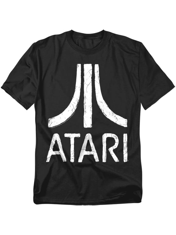 Men's Atari Rough Logo T-shirt Large Black