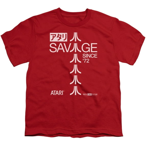 Atari Savage 72 S/S Youth 18/1 T-Shirt Red