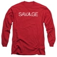 thumbnail image 1 of Atari Savage Long Sleeve T-Shirt Adult 18/1 Red, 1 of 1
