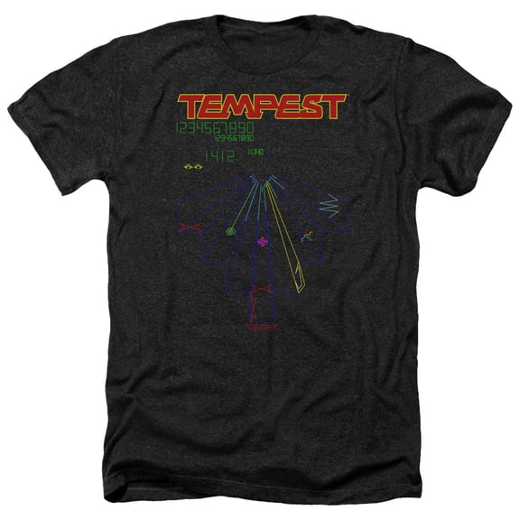 Atari - Tempest Screen - Heather Short Sleeve Shirt - Small