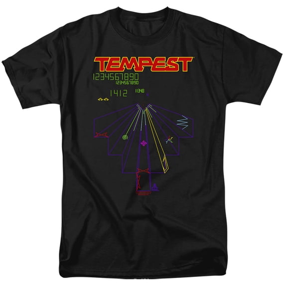 Men's Atari Tempest Screen T-shirt Small Black