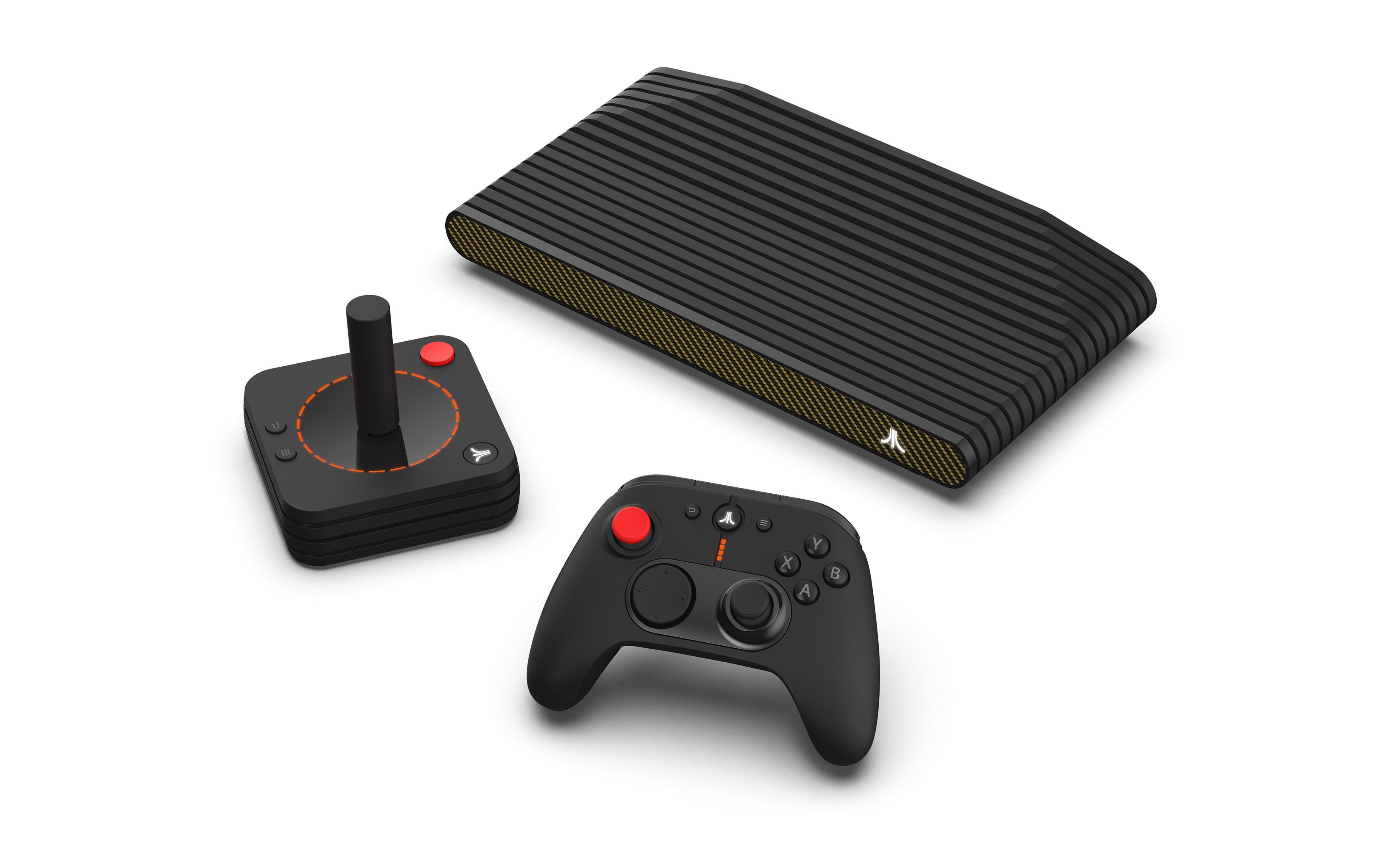 Atari VCS 800 Carbon Gold All In Bundle with Classic Joystick and Modern Controller (Walmart Exclusive) - image 1 of 14