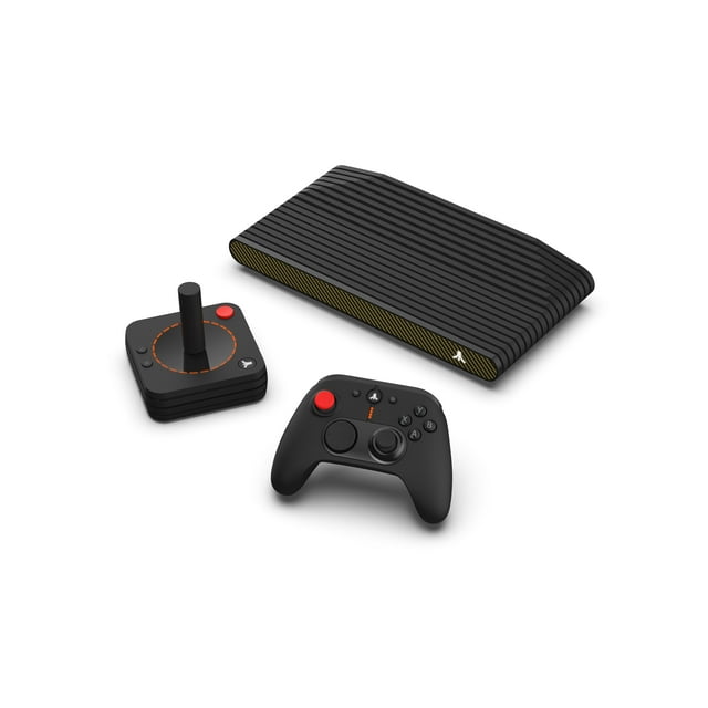 Atari VCS 800 Carbon Gold All In Bundle with Classic Joystick and Modern Controller (Walmart Exclusive)