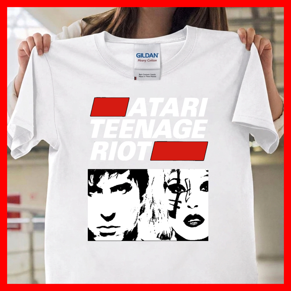 Atarinage Riot Digital Hardcore Graphic Vintage Punk Band Retro T0070 Unisex Graphic T-Shirt Soft Cotton, Sizes S-5XL