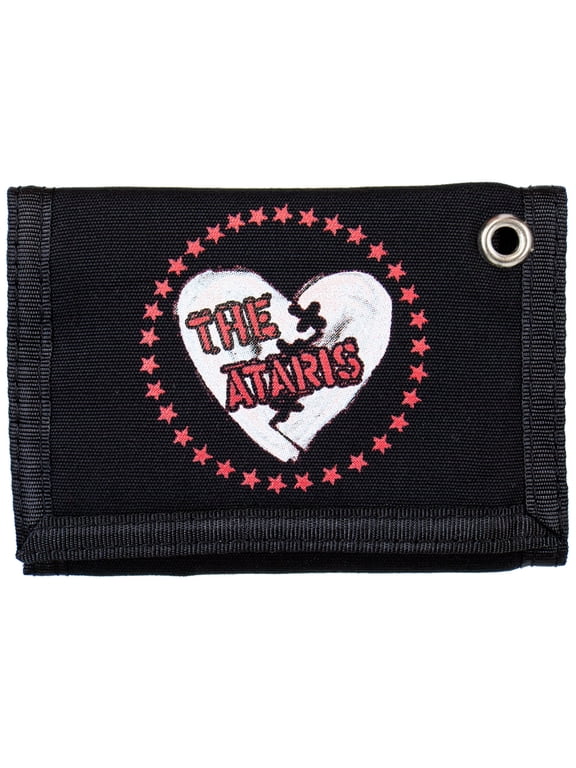 - Skull & Heart Nylon Tri-Fold Wallet